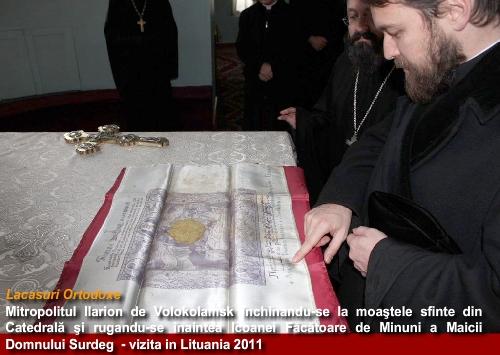 Vizita reprezentanților Bisericii Ortodoxe Ruse în Lituania
