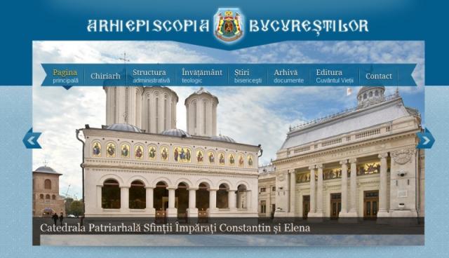 A fost lansat site-ul Arhiepiscopiei Bucureştilor