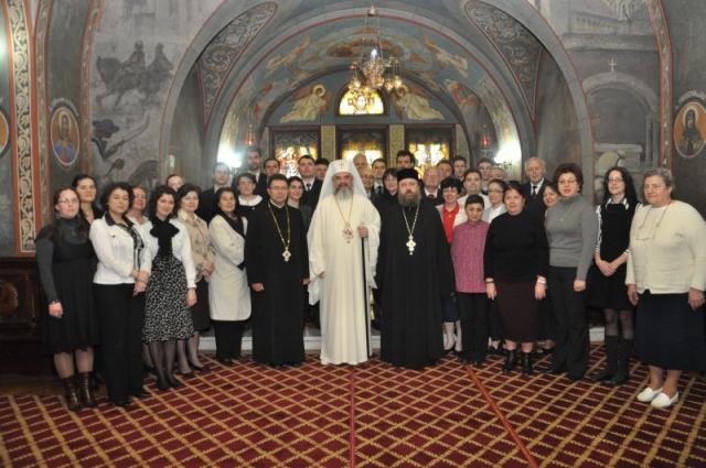 Patriarhul României a primit vizita coralei Catedralei Mitropolitane din Cluj-Napoca