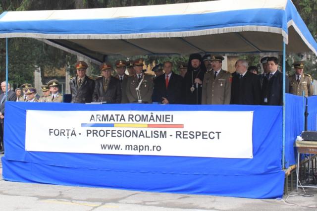 Centrul militar „Panait Donici” din Râmnicu Vâlcea a sărbătorit 130 de ani de învăţământ militar de geniu