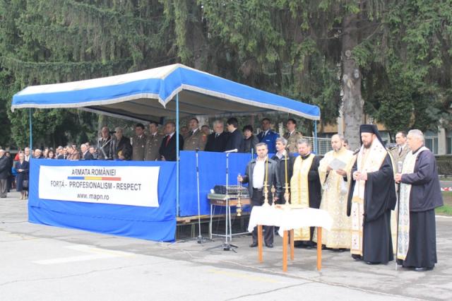 Centrul militar „Panait Donici” din Râmnicu Vâlcea a sărbătorit 130 de ani de învăţământ militar de geniu