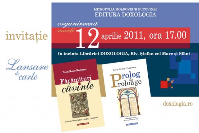 Dublă lansare de carte la Editura „Doxologia”