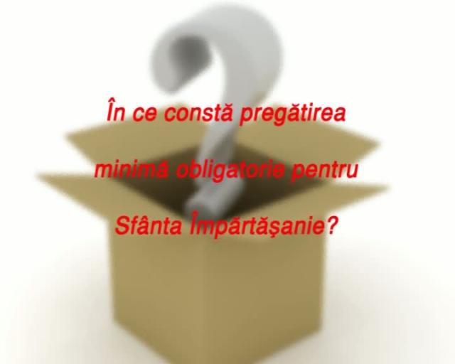 (Video) Liturghia dincolo de simbolisme şi misticisme - răspunsuri la întrebări (partea3)