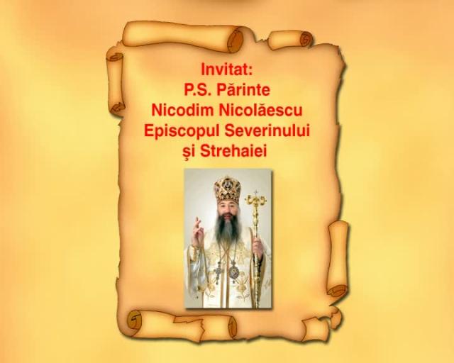 (Video) P.S. Nicodim, Episcopul Severinului şi Strehaiei – „Smerenia, mască sau trăire?” (partea 1)