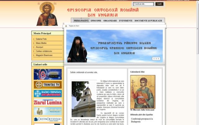 A fost lansat site-ul oficial al Episcopiei Ortodoxe Române din Ungaria