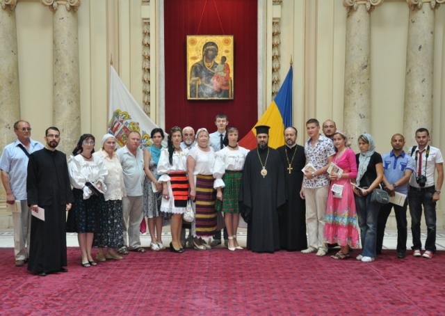 Oameni de cultură din Cernăuţi în vizită la Patriarhia Română