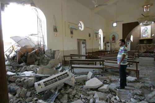 Biserică creștină siriacă distrusă de un atac cu bombă în Kirkuk