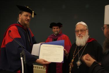 Seminarul Sf. Vladimir din New York a oferit titlul de Doctor Honoros Causa Mitropolitului Kallistos Ware
