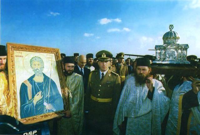 Cinstitul cap al Sfântului Apostol Andrei în procesiune în Patriarhia Română între 24 – 31 octombrie 2011