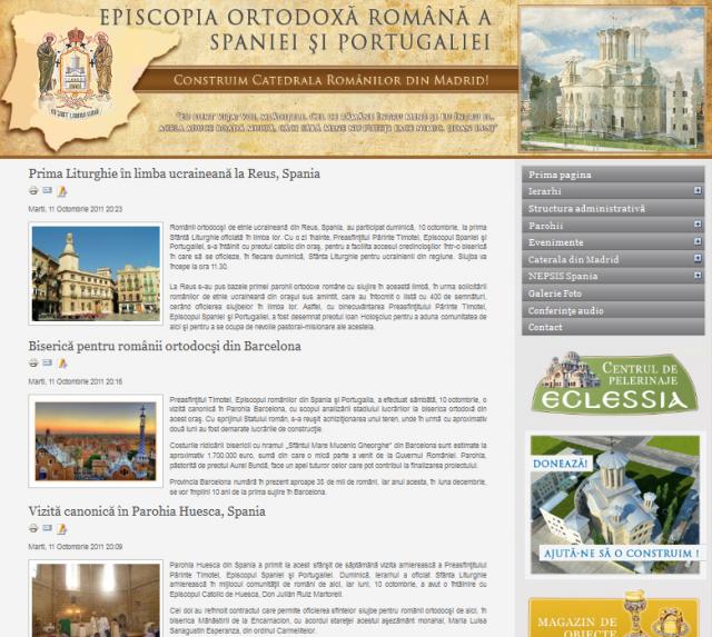 Episcopia Spaniei şi Portugaliei are un site oficial nou