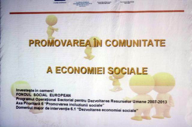 La Curtea de Argeş se desfăşoară seminarul "Promovarea în comunitate a economiei sociale"