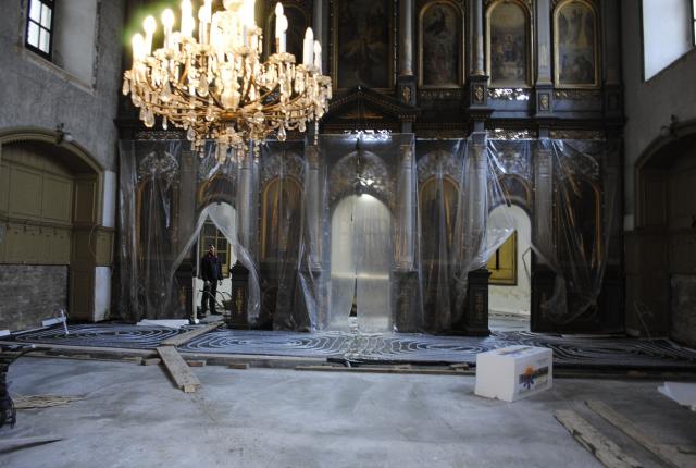 Lucrările de restaurare la Catedrala Episcopală din Giula continuă în ritm susţinut