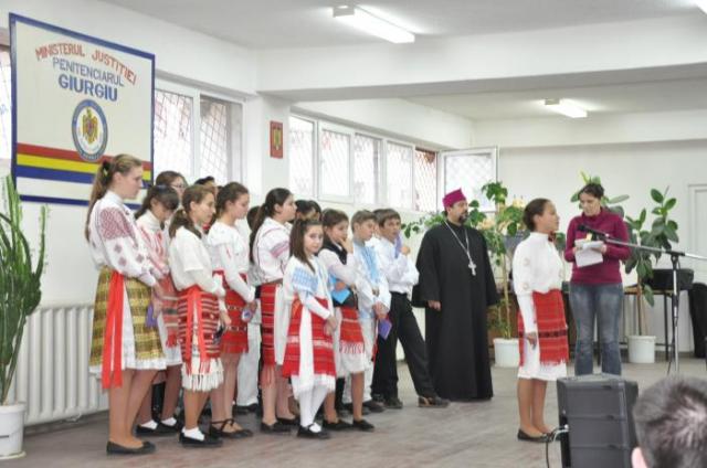Un concert de colinde a fost organizat la Penitenciarul din Giurgiu