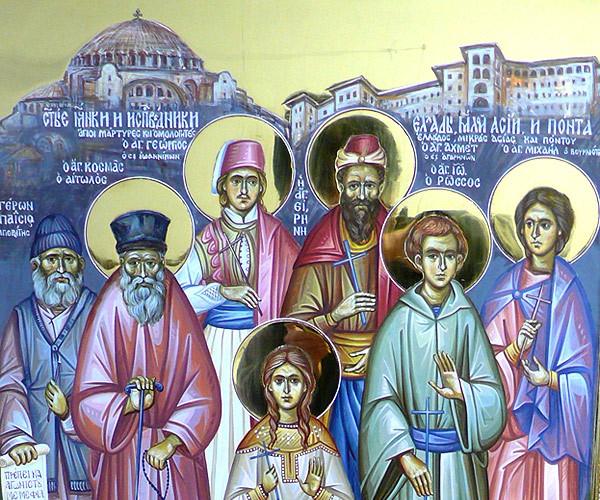 Icoană cu sfinţii neo-martiri din Imperiul Otoman ajunge la Moscova