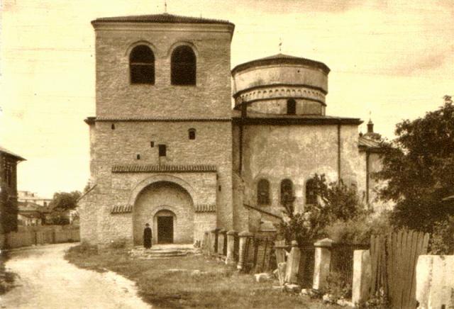 Biserica "Sfântul Sava" din Iaşi (fotografie de epocă)