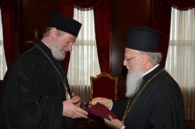 Scrisoarea de mustrare a Patriarhului Ecumenic către Mitropolitul de Praga