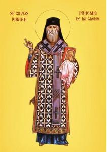 Viața Sfântului Ierarh Pahomie de la Gledin, Episcopul Romanului