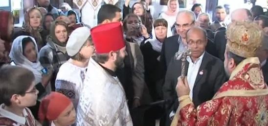Preşedintele Tunisiei a vizitat Biserica Ortodoxă din Tunis