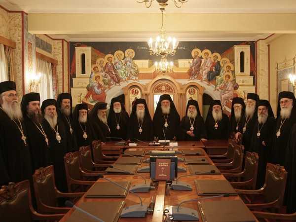 Şedinţă a Sfântului Sinod al Bisericii Ortodoxe a Greciei