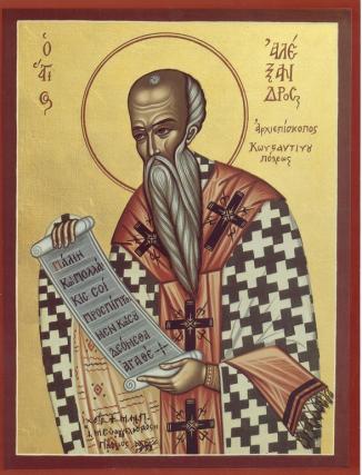 Viața Sfântului Ierarh Alexandru, Patriarhul Constantinopolului