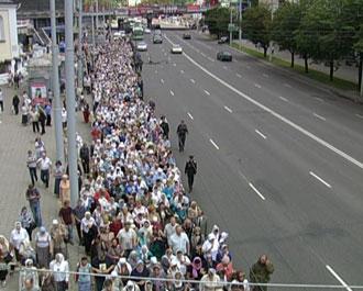 5000 de oameni în pelerinajul Sfintei Sofia de Slutsk