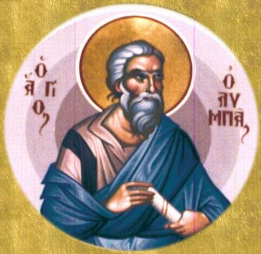 Viaţa Sfântului Apostol Olimp