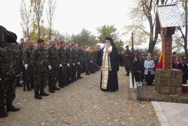 A fost inaugurat Cimitirul Militar din comuna Deleni