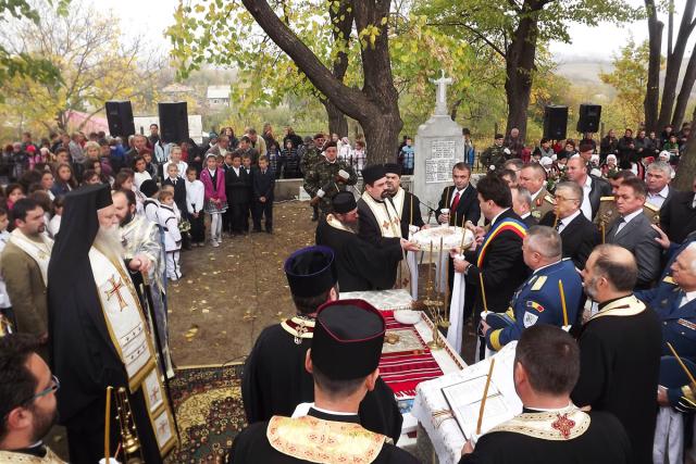 A fost inaugurat Cimitirul Militar din comuna Deleni
