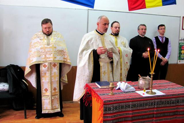 A fost sfinţit cabinetul de religie al Liceului „Dimitrie Cantemir“