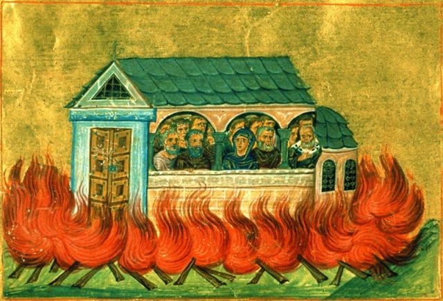 Sfinții 20.000 de Mucenici arși în Nicomidia