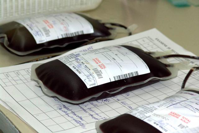 Acţiune de donare de sânge în centrele de transfuzii din ţară