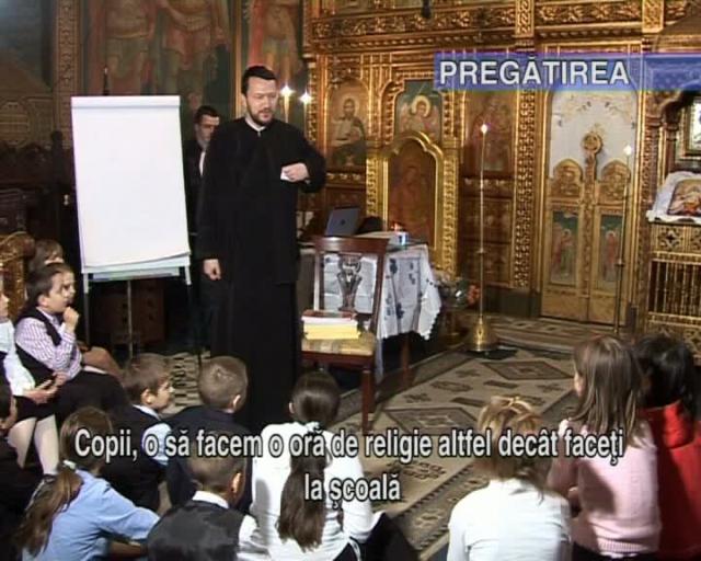 "Hristos împărtășit copiilor" - oră de cateheză