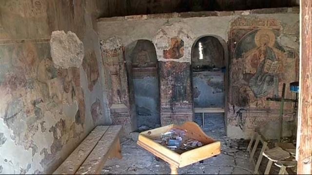 Fresce bizantine inestimabile distruse în Albania