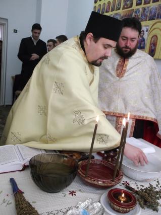 Slujbă de sfinţire la Școala Gimnazială "George Călinescu" din Iaşi