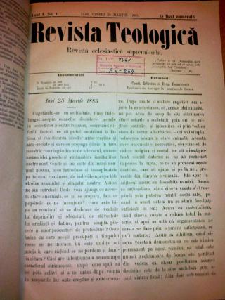 Revista Teologică de la Iași