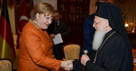 Întâlnirea Patriarhului Ecumenic cu Angela Merkel