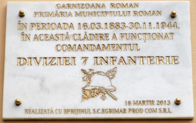 130 de ani de la înfiinţarea Diviziei 7 Infanterie din Roman