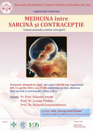 Conferinţa "Medicina între sarcină şi contracepţie"