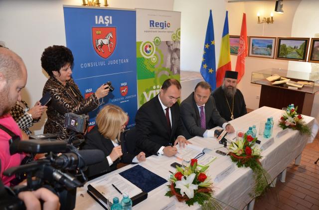 A fost semnat contractul de finanțare pentru proiectul „Reabilitarea Mănăstirii Golia - etapa II”