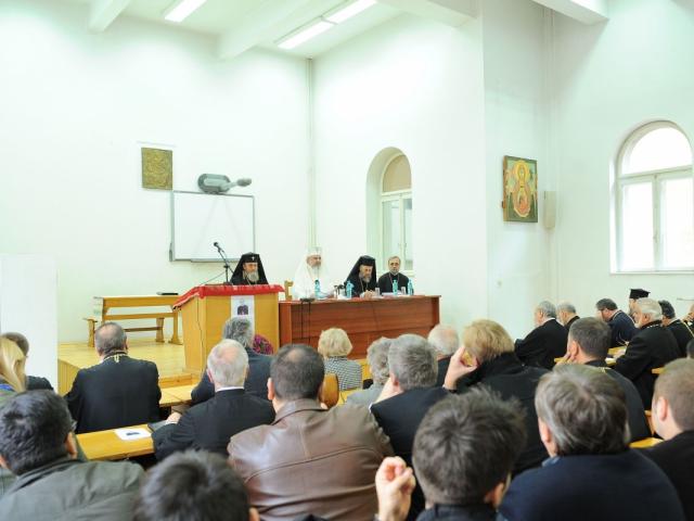 Părintele Profesor Ene Branişte, omagiat la Facultatea de Teologie Ortodoxă din Bucureşti