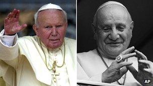 Papa Ioan al XXIII-lea și Papa Ioan Paul al II-lea vor fi canonizați de către Biserica Catolică