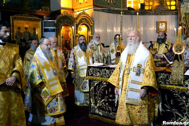 Sanctitatea Sa Bartolomeu I a săvârșit Sfânta Liturghie în Tesalonic (foto)