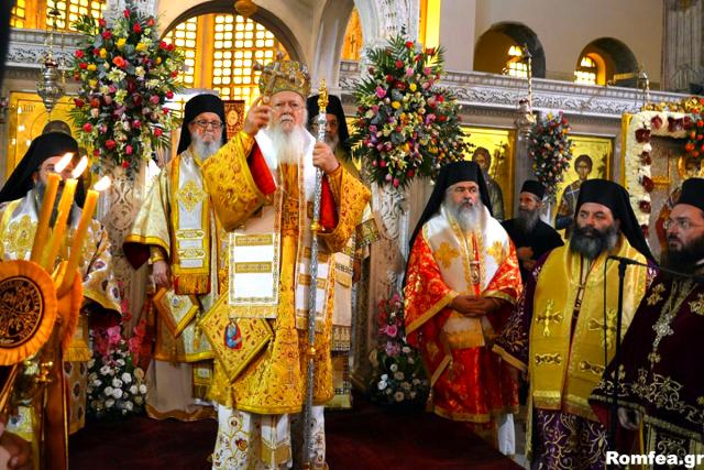 Sanctitatea Sa Bartolomeu I a săvârșit Sfânta Liturghie în Tesalonic (foto)