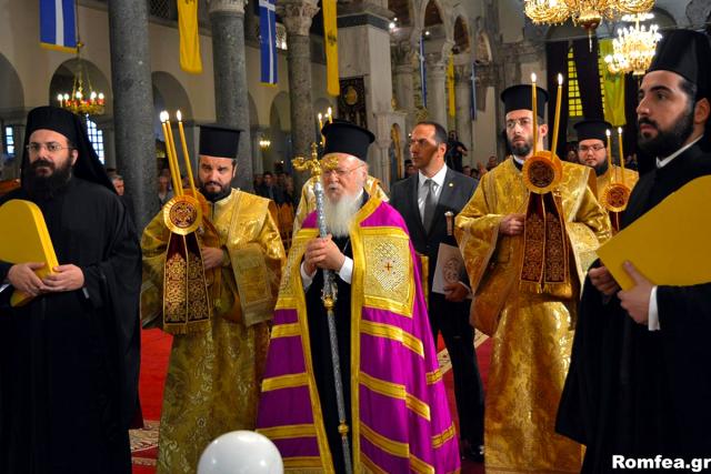 Sanctitatea Sa Bartolomeu I a săvârșit Sfânta Liturghie în Tesalonic (foto)
