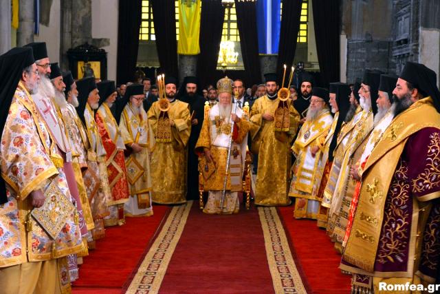Sanctitatea Sa Bartolomeu I a săvârșit Sfânta Liturghie în Tesalonic (foto)
