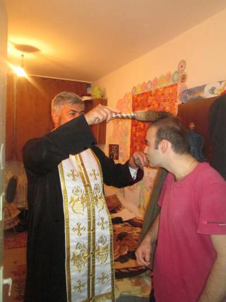 Sfinţirea căminelor din "Tudor Vladimirescu"