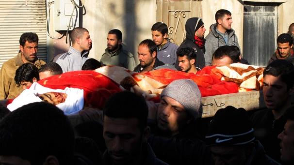80 de civili au fost executaţi lângă Damasc