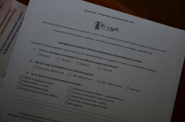 „Ştii cu adevărat cum e copilul tău la şcoală?“