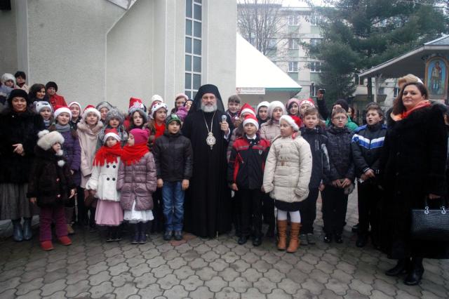Pregustarea Crăciunului la Biserica "Sfântul Gheorghe" din Bacău