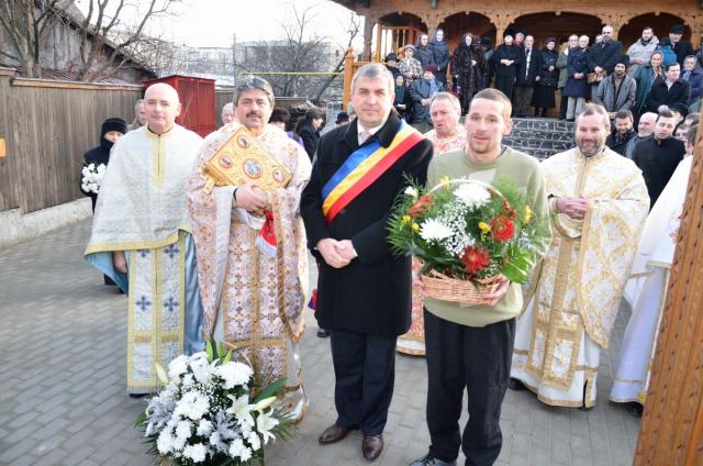 Sfinţirea Apei celei Mari în oraşul Comăneşti